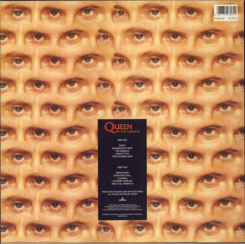 Queen The Miracle - EX UK vinyl LP album (LP record) (576701)